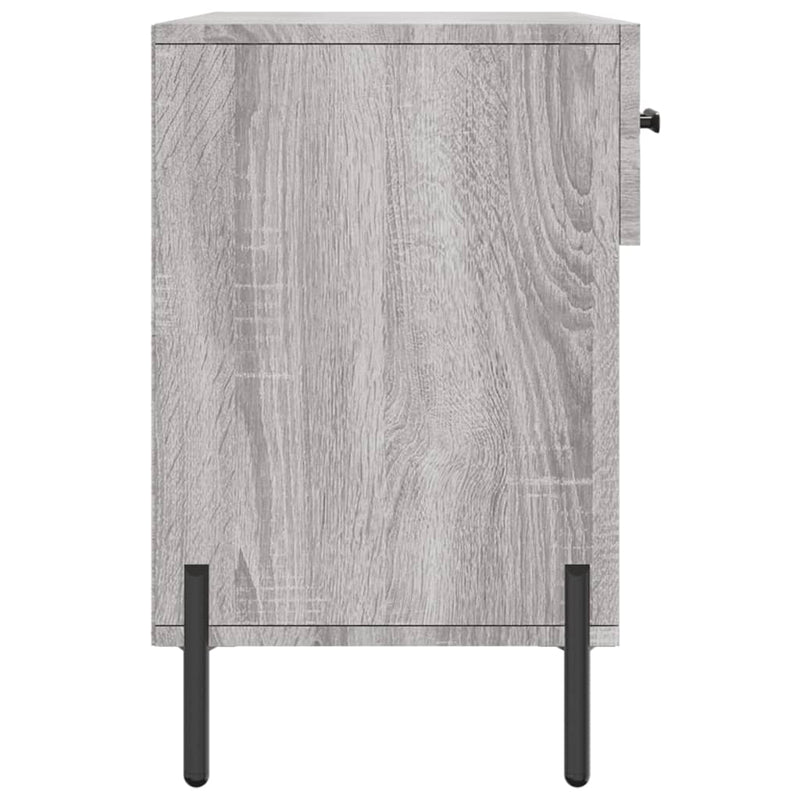 vidaXL szürke sonoma színű szerelt fa cipőpolc 102 x 35 x 55 cm