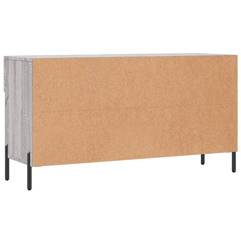 vidaXL szürke sonoma színű szerelt fa cipőpolc 102 x 35 x 55 cm