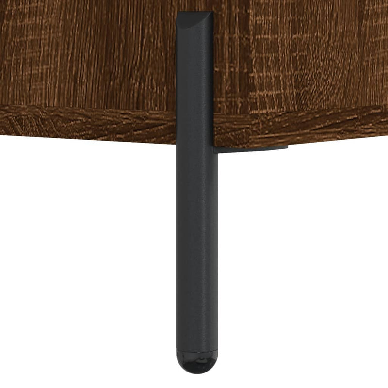 vidaXL barna tölgy színű szerelt fa cipőpolc 102x35x55 cm