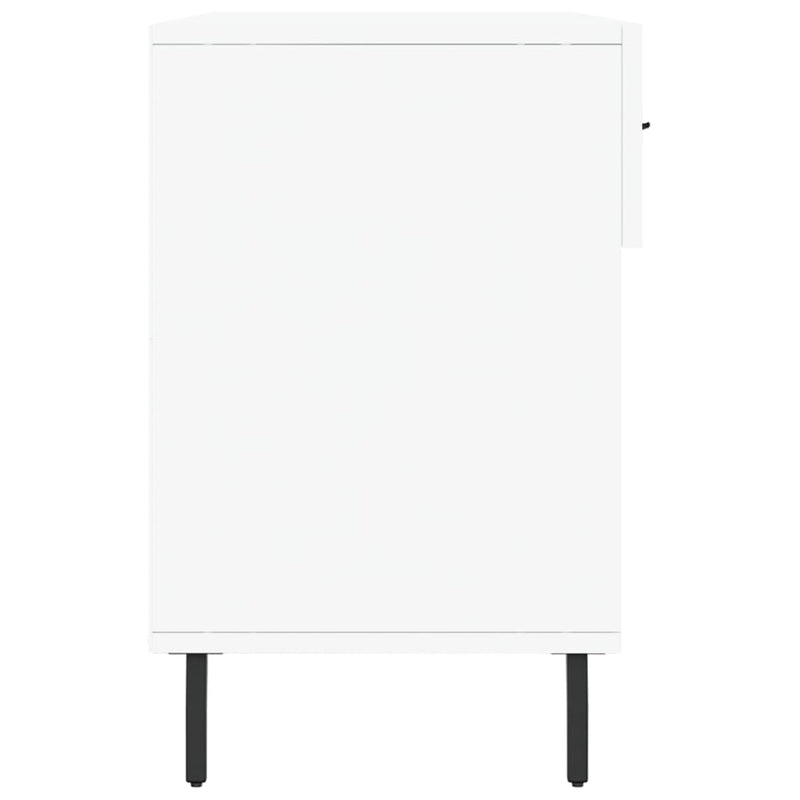 vidaXL fehér szerelt fa cipőpolc 102x35x55 cm