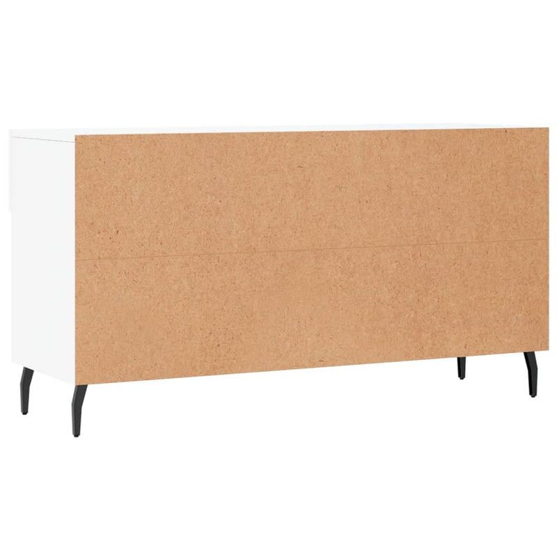 vidaXL fehér szerelt fa cipőpolc 102x35x55 cm