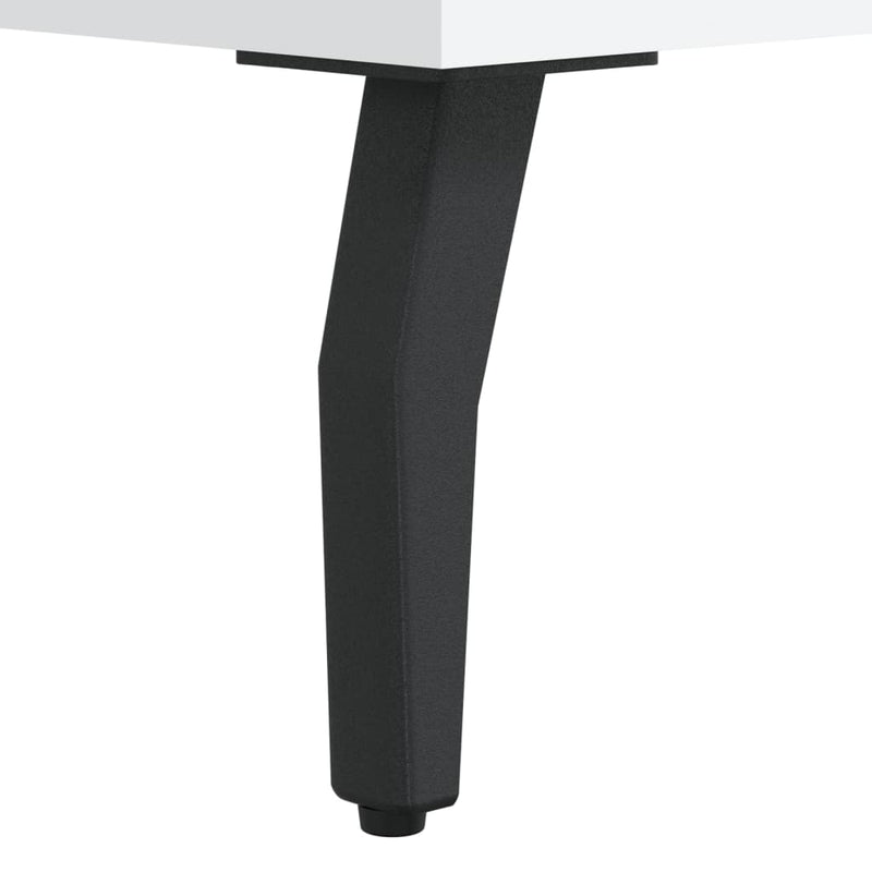 vidaXL fehér szerelt fa cipőpolc 102x35x55 cm