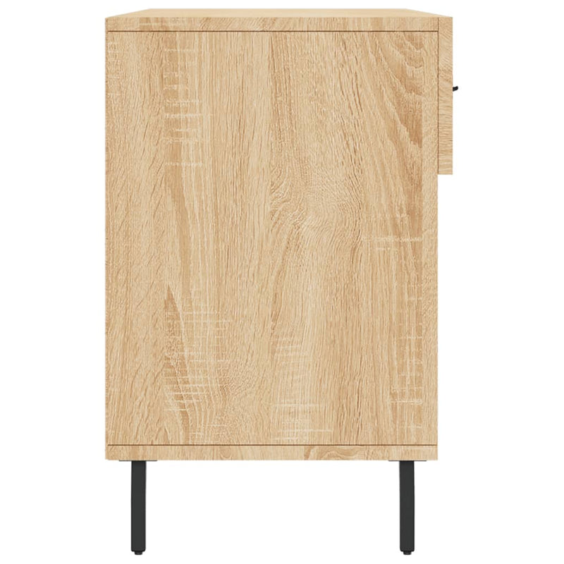 vidaXL sonoma tölgy színű szerelt fa cipőpolc 102x35x55 cm
