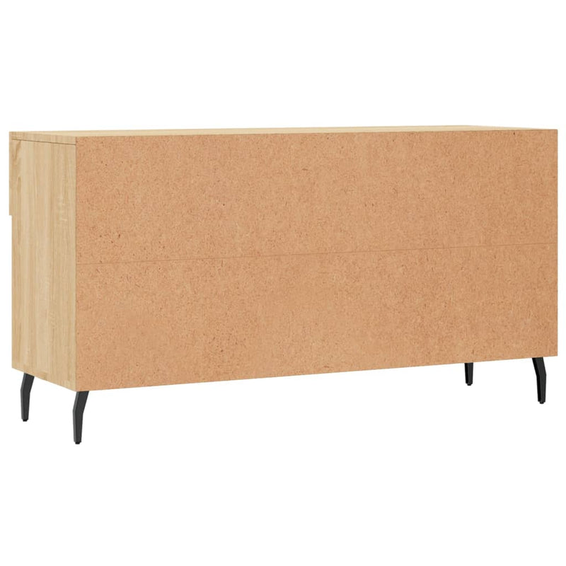 vidaXL sonoma tölgy színű szerelt fa cipőpolc 102x35x55 cm