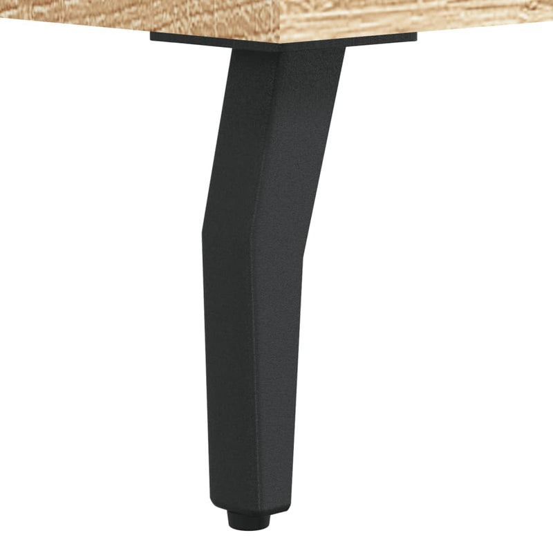 vidaXL sonoma tölgy színű szerelt fa cipőpolc 102x35x55 cm