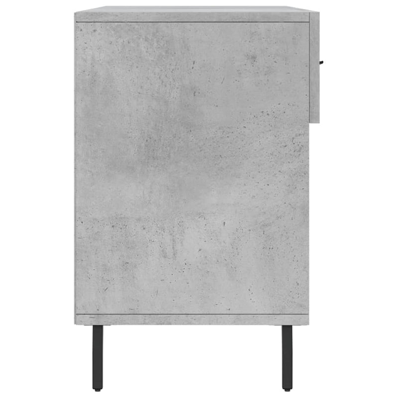 vidaXL betonszürke szerelt fa cipőpolc 102 x 35 x 55 cm