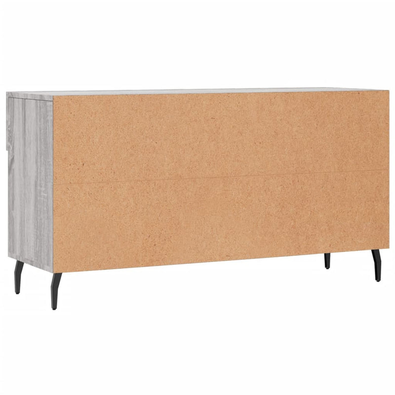 vidaXL szürke sonoma színű szerelt fa cipőpolc 102 x 35 x 55 cm