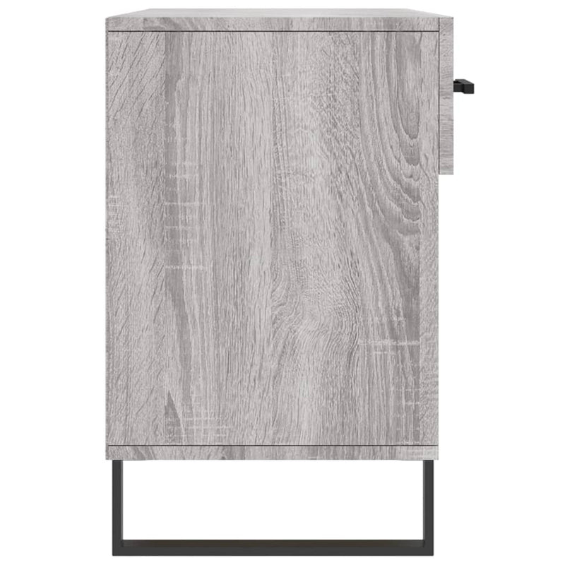 vidaXL szürke sonoma színű szerelt fa cipőpolc 102 x 35 x 55 cm
