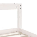 vidaXL fehér tömör fenyőfa gyerekágykeret 70 x 140 cm