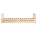 vidaXL tömör fenyőfa gyerekágykeret 80 x 200 cm