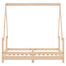 vidaXL tömör fenyőfa gyerekágykeret 70 x 140 cm