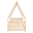 vidaXL tömör fenyőfa gyerekágykeret 80 x 200 cm