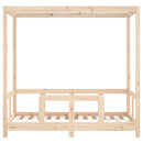 vidaXL tömör fenyőfa gyerekágykeret 70 x 140 cm