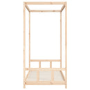 vidaXL tömör fenyőfa gyerekágykeret 90 x 190 cm