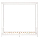 vidaXL fehér tömör fenyőfa gyerekágykeret 80 x 200 cm