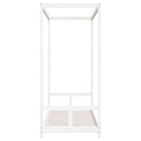 vidaXL fehér tömör fenyőfa gyerekágykeret 80 x 200 cm