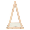 vidaXL gyerek tömör fenyőfa ágykeret 70 x 140 cm