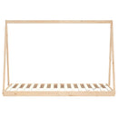 vidaXL tömör fenyőfa gyerekágykeret 90 x 190 cm