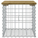 vidaXL impregnált fenyőfa gabion kerti pad 43 x 44 x 42 cm