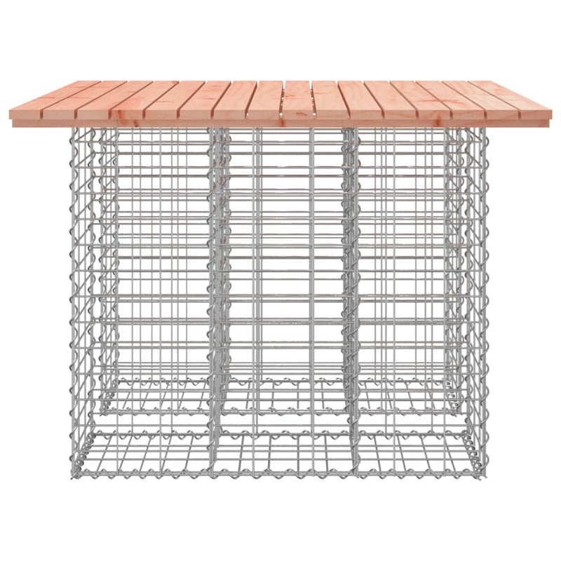vidaXL tömör duglászfenyő gabion kerti pad 100x102x72 cm