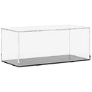 vidaXL átlátszó akril kiállító doboz 34x16x14 cm