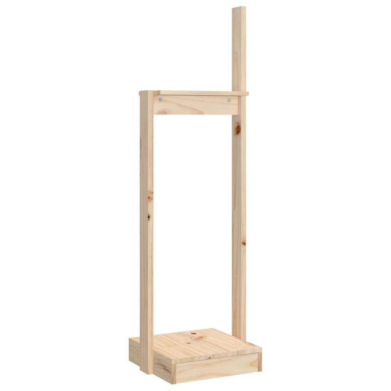 vidaXL tömör fenyőfa rönktároló 33,5 x 30 x 110 cm