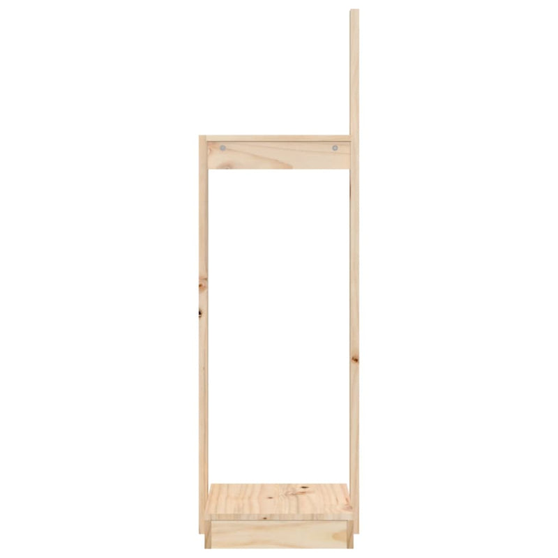 vidaXL tömör fenyőfa rönktároló 33,5 x 30 x 110 cm