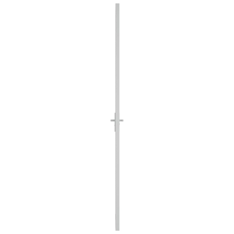 vidaXL fehér ESG üveg és alumínium beltéri ajtó 102,5 x 201,5 cm