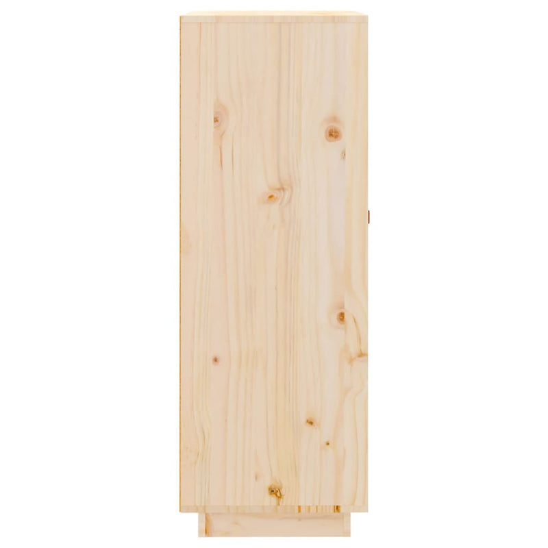 vidaXL tömör fenyőfa borszekrény 45x34x100 cm