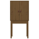 vidaXL mézbarna tömör fenyőfa magasszekrény 60 x 40 x 120 cm