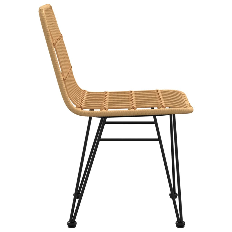 vidaXL 2 db polietilén rattan kerti szék 48 x 62 x 84 cm