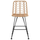 vidaXL 2 db bárszék polietilén rattan és acél 45 x 56 x 103,5 cm