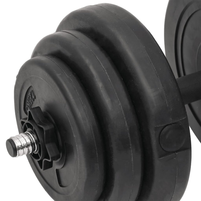 vidaXL egykezes és kétkezes súlyzók súlytárcsákkal 60 kg
