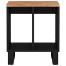 vidaXL tömör akácfa és szerelt fa kisasztal 40 x 31 x 46 cm