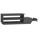 vidaXL szürke tömör fenyőfa dohányzóasztal 120 x 50 x 40,5 cm