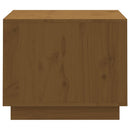 vidaXL mézbarna tömör fenyőfa dohányzóasztal 120 x 50 x 40,5 cm