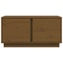 vidaXL mézbarna tömör fenyőfa dohányzóasztal 80 x 50 x 40 cm