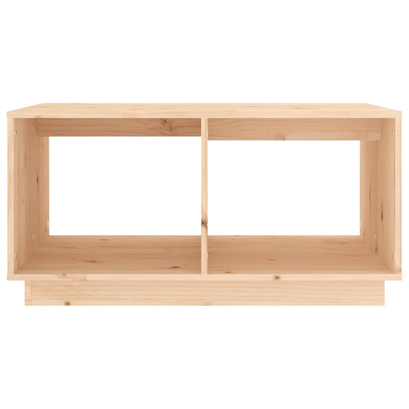vidaXL tömör fenyőfa dohányzóasztal 80 x 50 x 40 cm