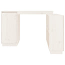 vidaXL fehér tömör fenyőfa íróasztal 110x50x75 cm