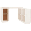 vidaXL fehér tömör fenyőfa íróasztal 110x50x75 cm