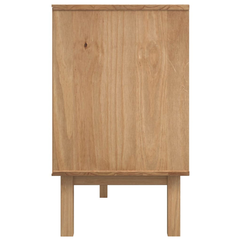 vidaXL OTTA tömör fenyőfa tálalószekrény 114 x 43 x 73,5 cm