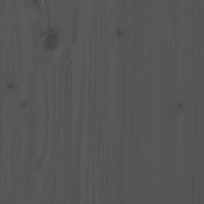 vidaXL szürke tömör fenyőfa tálalószekrény 110 x 40 x 78 cm