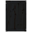 vidaXL fekete tömör fenyőfa szennyestartó láda 44 x 44 x 66 cm