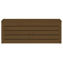 vidaXL mézbarna tömör fenyőfa tárolóláda 89 x 36,5 x 33 cm