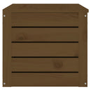 vidaXL mézbarna tömör fenyőfa tárolóláda 89 x 36,5 x 33 cm