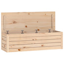vidaXL tömör fenyőfa tárolóláda 109 x 36,5 x 33 cm
