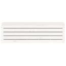 vidaXL fehér tömör fenyőfa tárolóláda 109 x 36,5 x 33 cm