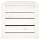 vidaXL fehér tömör fenyőfa tárolóláda 109 x 36,5 x 33 cm