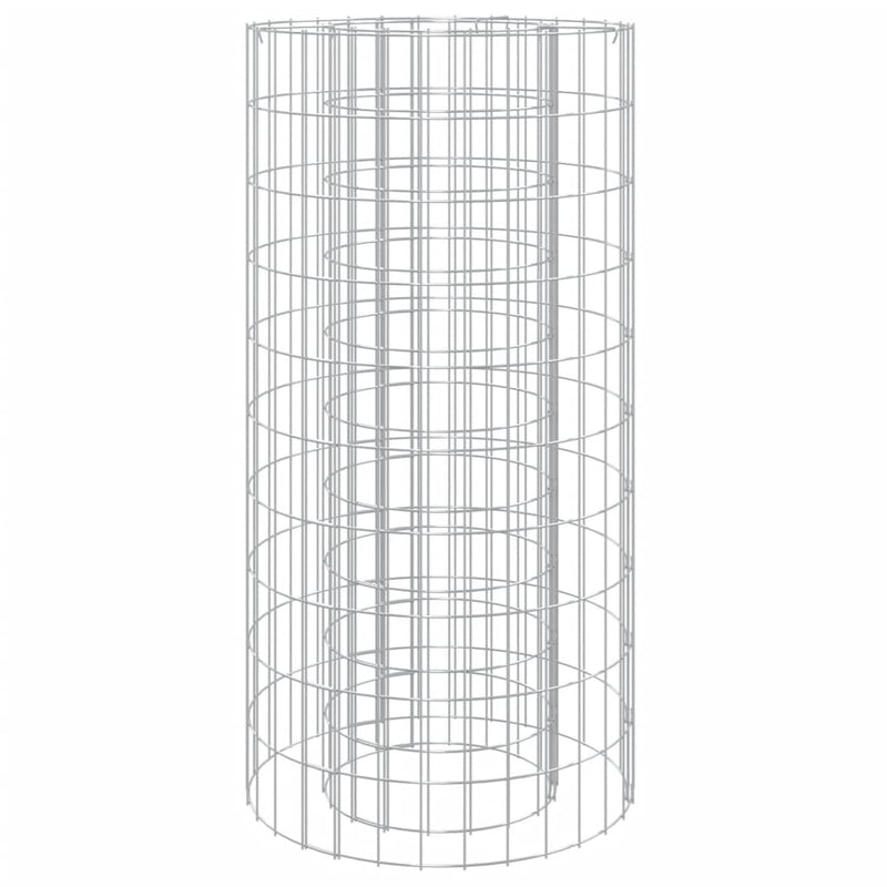vidaXL horganyzott vas gabion tűzrakó Ø 50 cm