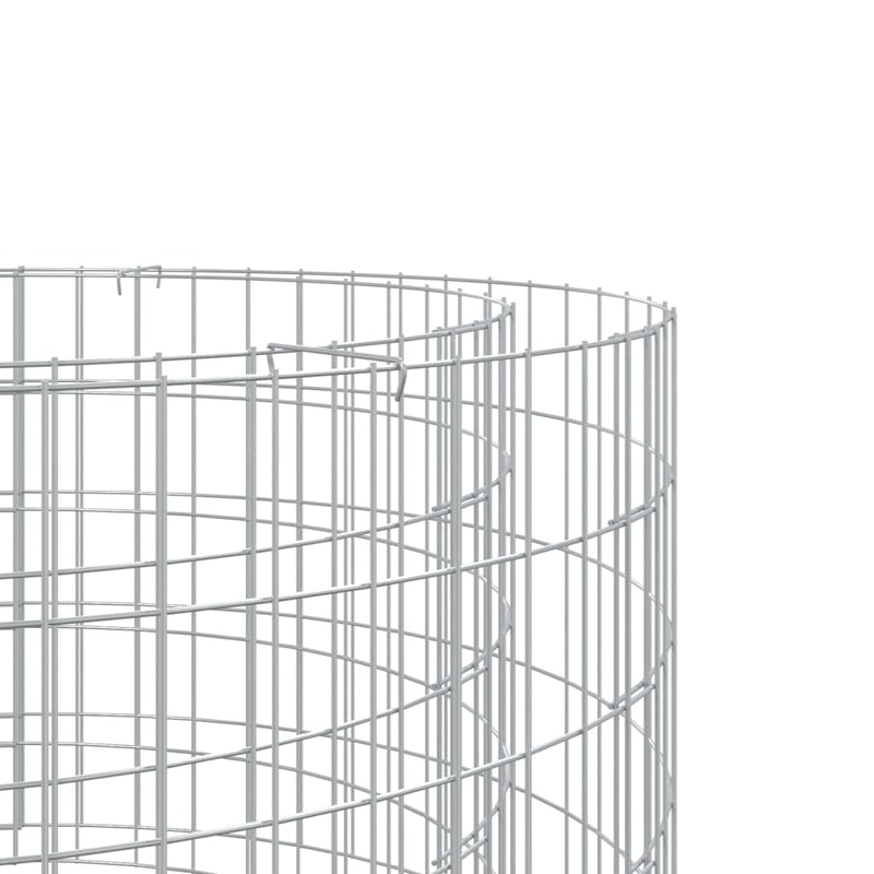 vidaXL horganyzott vas gabion tűzrakó Ø 50 cm